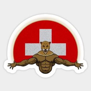 Cheetah Switzerland Sticker